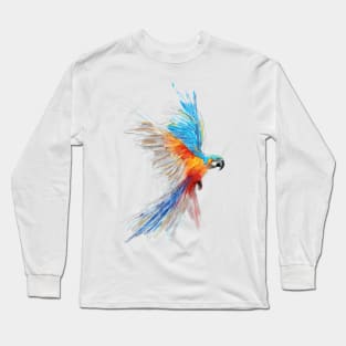 Parrot Sketch Long Sleeve T-Shirt